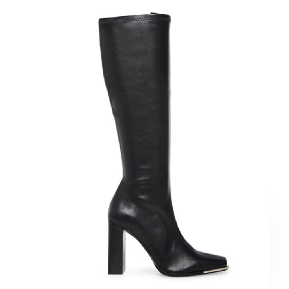 Steve Madden Black Knee-High Boots